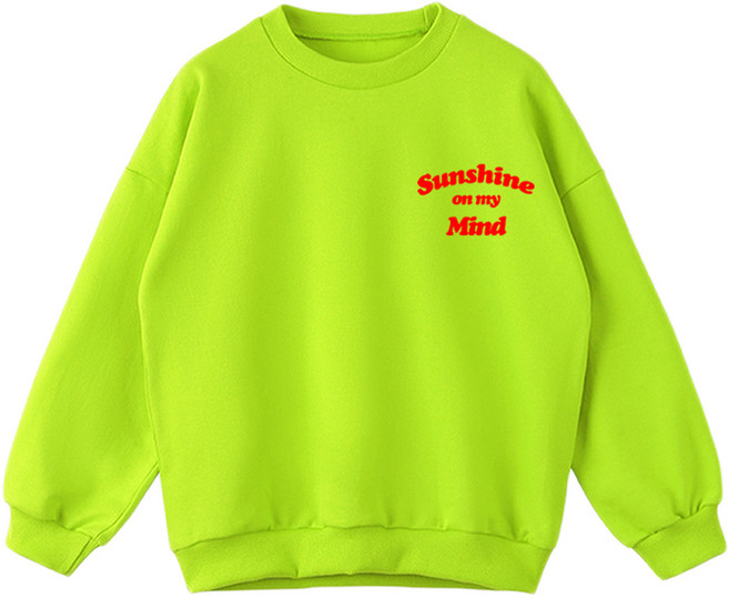 제니 주니어 오버핏 선샤인 맨투맨 JN1027M