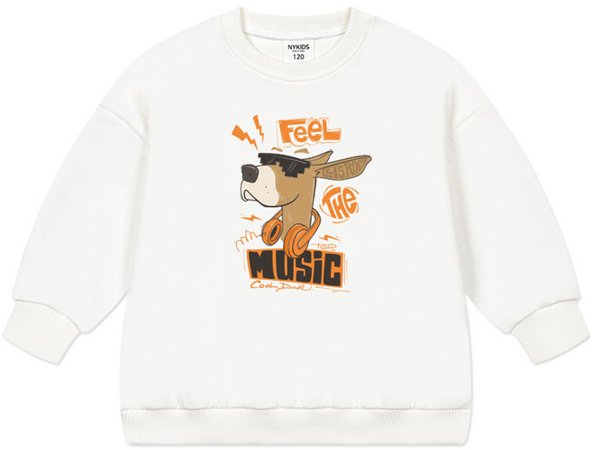 뉴욕꼬맹이 아동용 오버핏 맨투맨 티셔츠 W213