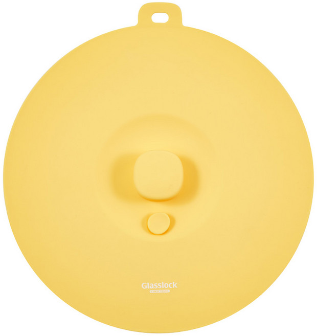 셰프토프 글라스락 스팀홀 실리콘 덮개 30cm, 레몬 드랍, 1개