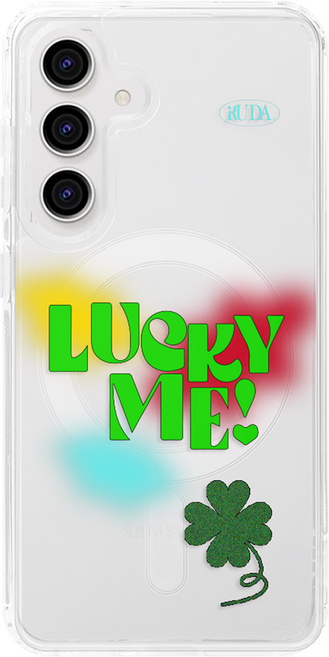 iRUDA 키치 타이포그래피 맥세이프 디자인 휴대폰 케이스