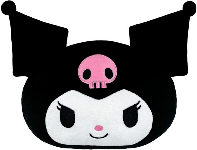 벨르아망 산리오캐릭터즈 차량용 목쿠션, 쿠로미, 1개