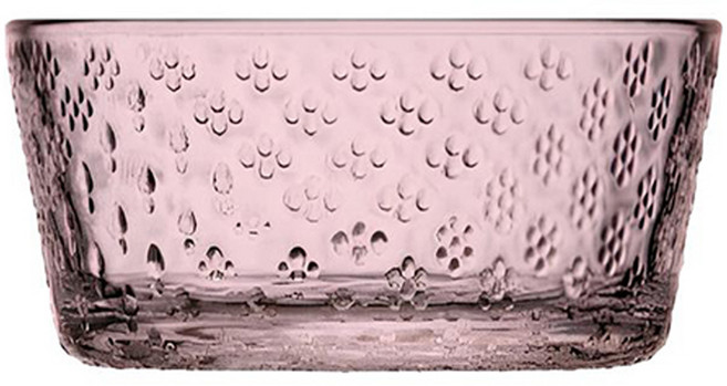 IITTALA Tundra紋路設計玻璃碗 250ml, 石楠色, 1個