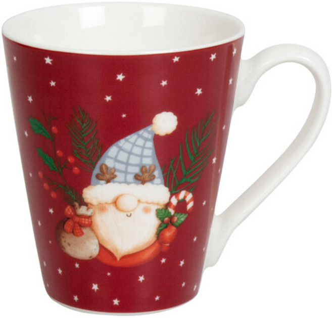 코니츠 크리스마스 머그컵 340ml, 요정 노움 D, 1개