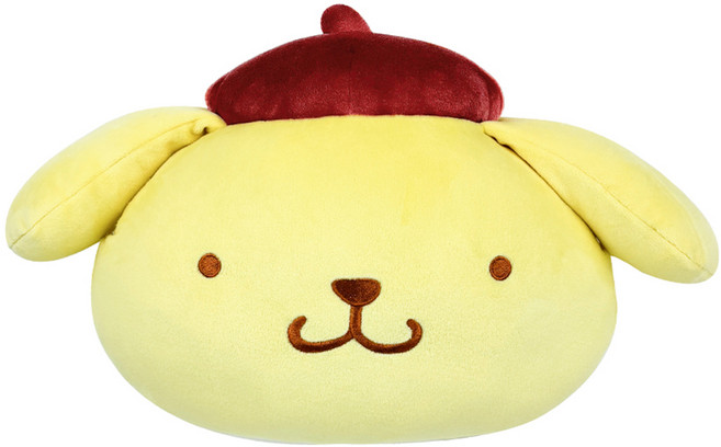 벨르아망 산리오캐릭터즈 차량용 목쿠션, 폼폼푸린, 1개