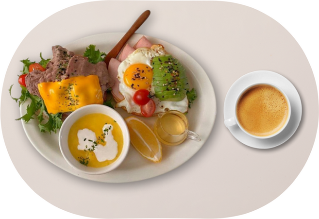 디아르 플래티넘 실리콘 플레인 식탁매트, 오트밀베이지, 43 x 29.5 cm, 1개