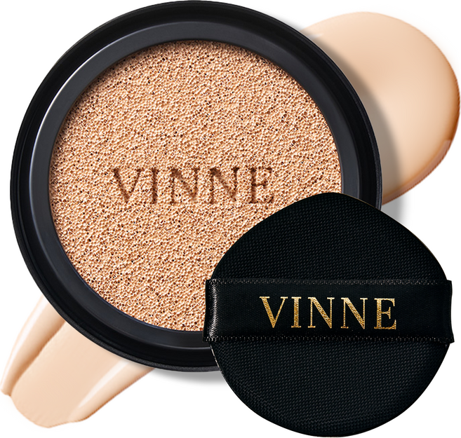 빈느 에센스 광채 쿠션 리필 15g, 21호라이트베이지, 1개