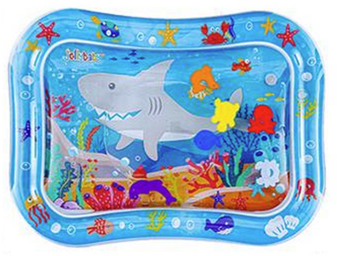 jollybaby 戲水墊 鯊魚 觸覺發展玩具, 混合色, 1個