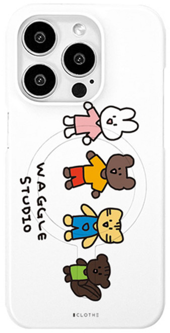 에잇클로드 큐티두들링 맥세이프 슬림하드 휴대폰 케이스