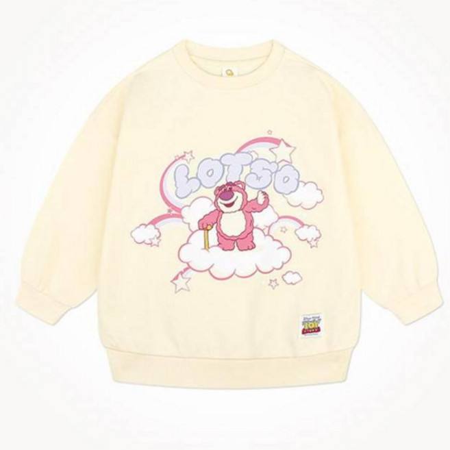 밀크마일 아동용 디즈니 랏소베어 둥둥구름 맨투맨 티셔츠