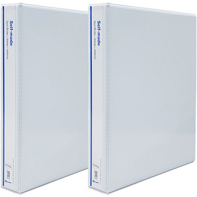 영오 3공 사다리바인더 3cm A4, 백색, 2개