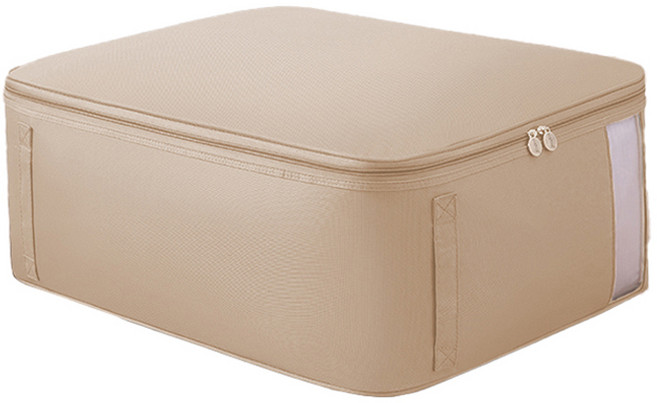 리빙공감 대용량 의류 이불 수납 정리 파우치, 아이보리, 1개