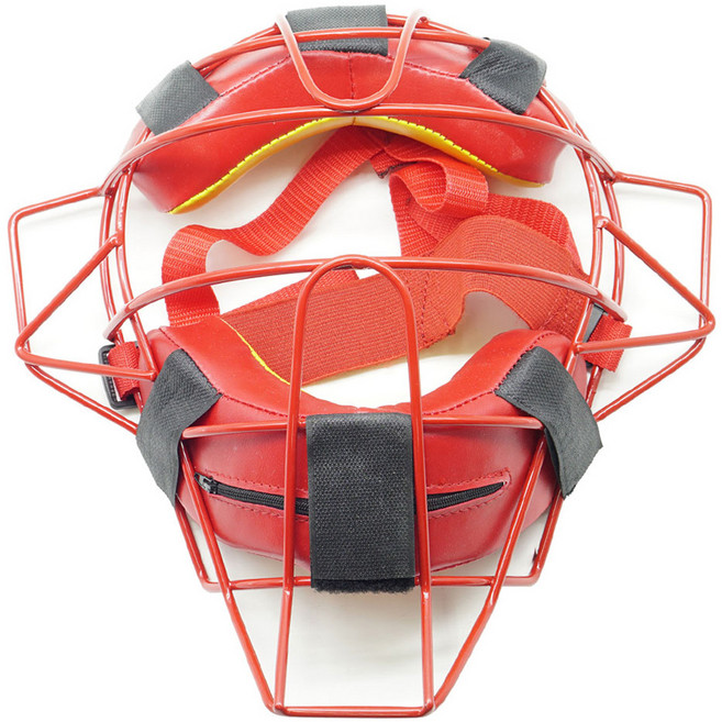 輕量捕手面罩, 紅色, 1個