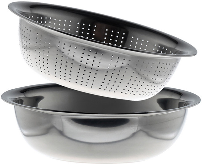 아이젠베르그 쿠헨바움 믹싱볼 2종 세트, 타공볼 34cm + 믹싱볼 40cm, 1세트