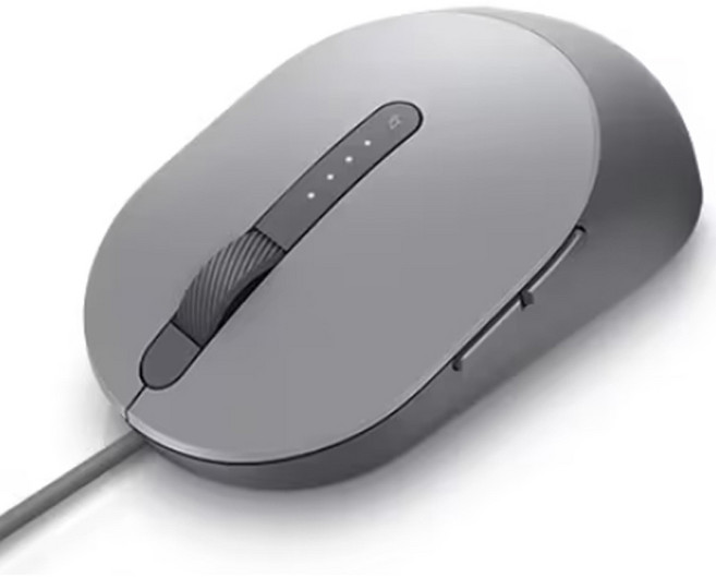 DELL Technologies 戴爾 雷射有線滑鼠, MS3220_TGY, 泰坦灰