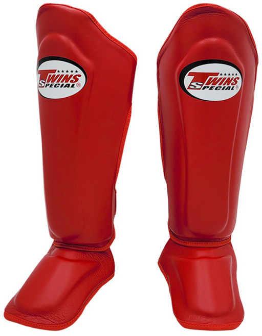 트윈스 킥복싱 정강이보호대 양쪽 세트 SGS10, 레드, 1세트