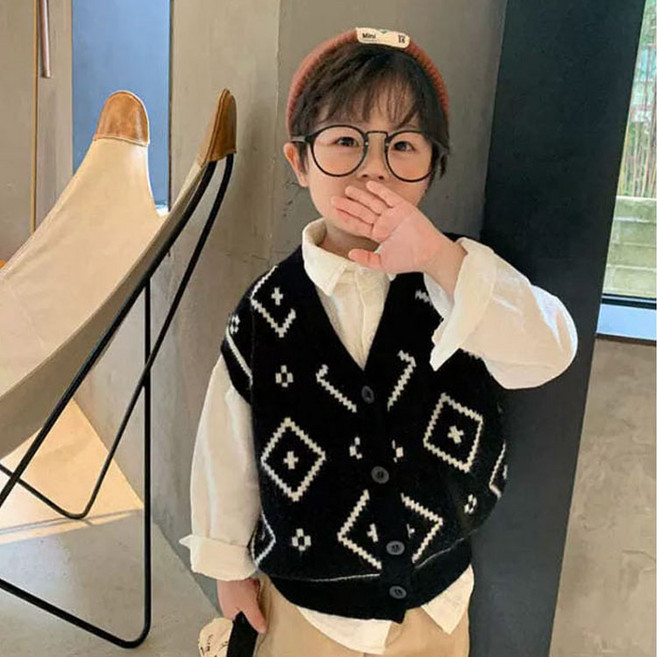 Arbe 아동용 누오 니트 조끼