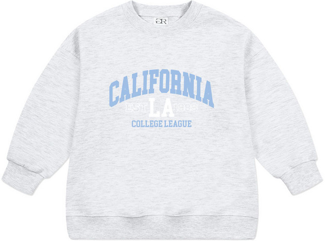 뉴욕꼬맹이 아동용 오버핏 맨투맨 W223