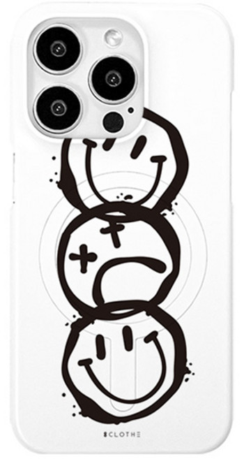 에잇클로드 컬러페인팅 맥세이프 슬림하드 휴대폰 케이스