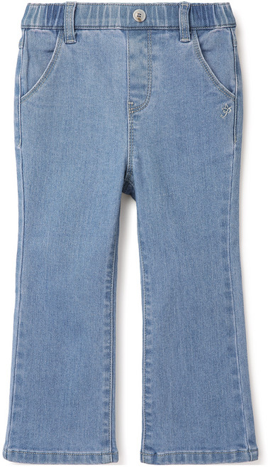 페리미츠 여아용 플라워 벨버텀 데님팬츠 P2435Q29336