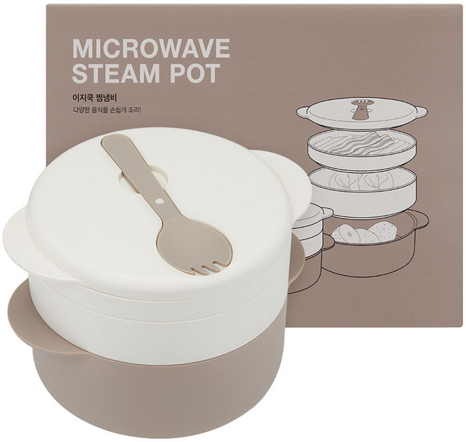 일상공감 이지쿡 찜냄비 세트, 혼합색상, 1세트