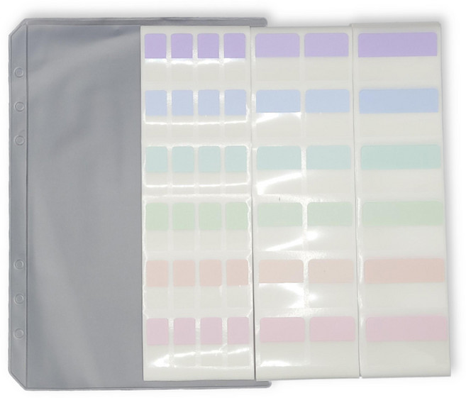 하비스페이스 접착 인덱스 메모지 스티커 대 60p + 중 120p + 소 240p 세트, A타입, 1세트