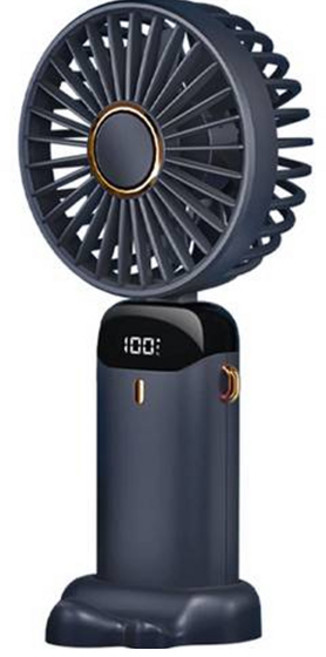 해피세일 코어팬시 뷰 LED 휴대용 선풍기, 네이비블랙, CF-VW