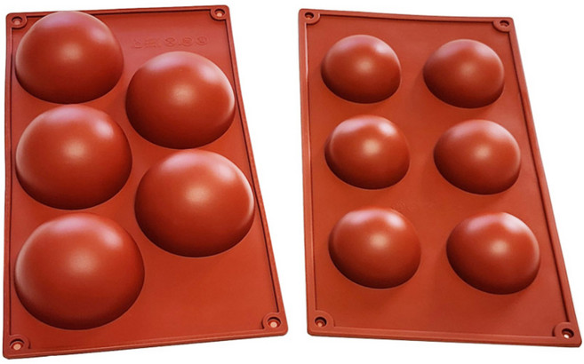 베스톰 반구몰드 6구 + 5구 세트, 브라운, 1세트