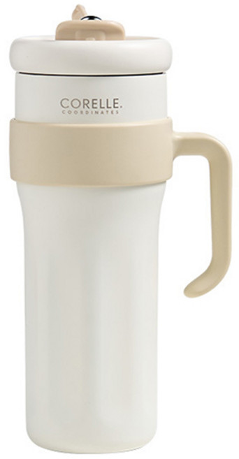 CorelleCoordinates 雙層保溫杯, 1.25L, 1個, 乳白色
