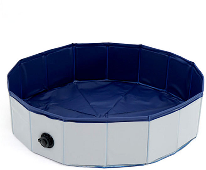 레드퍼피 반려동물 크링클 접이식 물놀이장 XL, 그레이, 1개