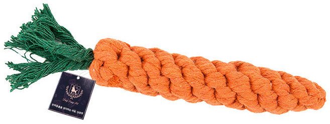 딩동펫 반려동물 당근 실타래 장난감, 혼합색상, 1개