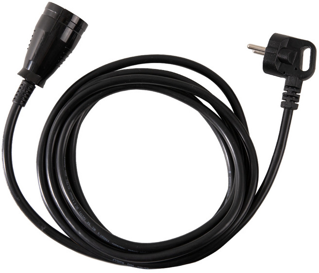 스윗홈 고용량 연장선 멀티탭 원형 1구 HOME-MO16-1L, 7m, 블랙, 1개