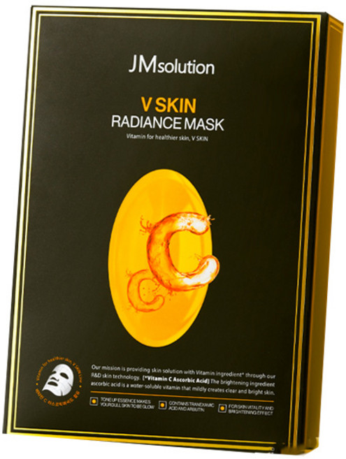 제이엠솔루션 브이 스킨 래디언스 마스크 비타민 C 300ml, 10개입, 1개