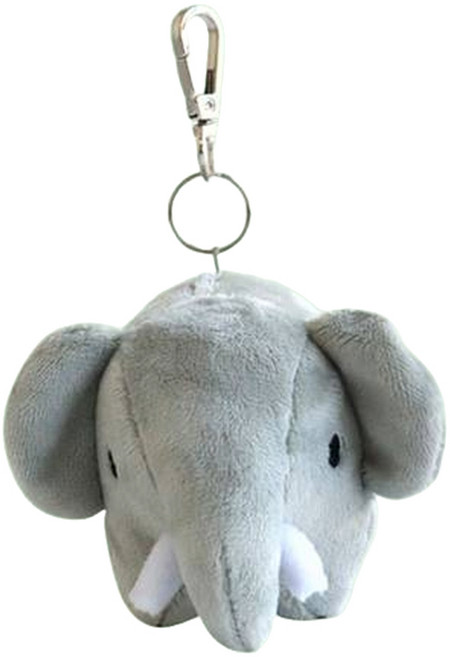 BRUNA FAMILY 코끼리 가방고리인형, 혼합색상, 7cm, 1개