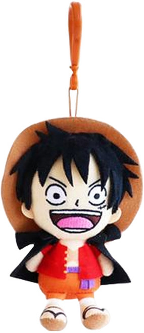 ONE PIECE 海賊王 魯夫娃娃吊飾, 13cm, 混和色, 1個