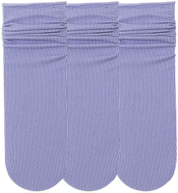 수스다 여성용 쿨 골지 주름 양말 3켤레 세트