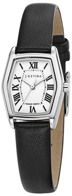 제이에스티나 여성용 NUOVO TEMPO 가죽 시계 + 쇼핑백