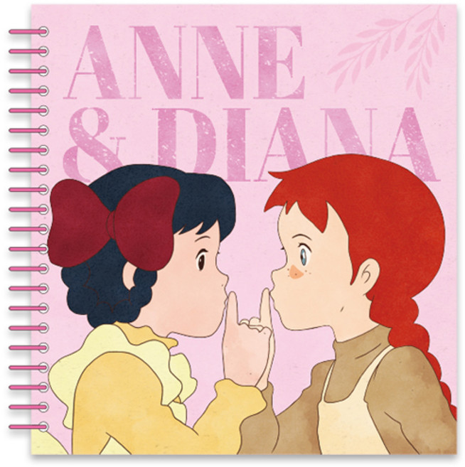 플라잉웨일즈 빨강머리앤 컬러 스프링 노트, 시크릿, 1개