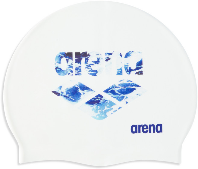 아레나 성인용 빅웨이브 실리콘 수영모자 A4AC1AC64WHT000, WHITE, 1개