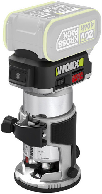 WORX 威克士 充電式修邊機 裸機 20V BL WU560.9, 1個, 主機(不含電池)