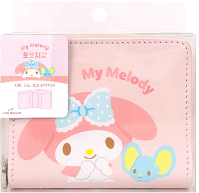 핑크망고 산리오캐릭터즈 포켓지갑