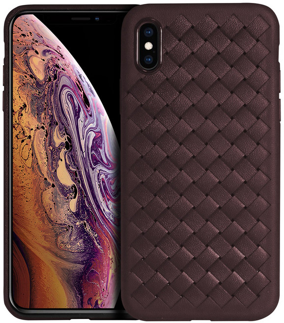 어썸디자인 가죽 텍스처 슬림 젤리 휴대폰 케이스