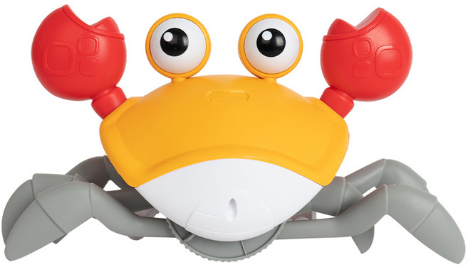 리틀클라우드 지그재그 춤추는 꽃게 장난감, 혼합색상, 1개