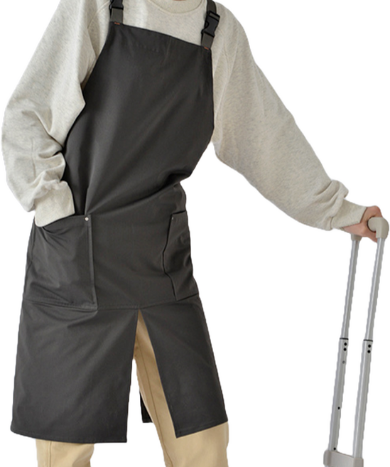 방수 버클 앞치마, 딥그레이, 1개