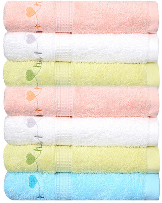 Sweetheart 스윗하트 하니 세면타월 100g 20수 면사, 랜덤 발송, 7개