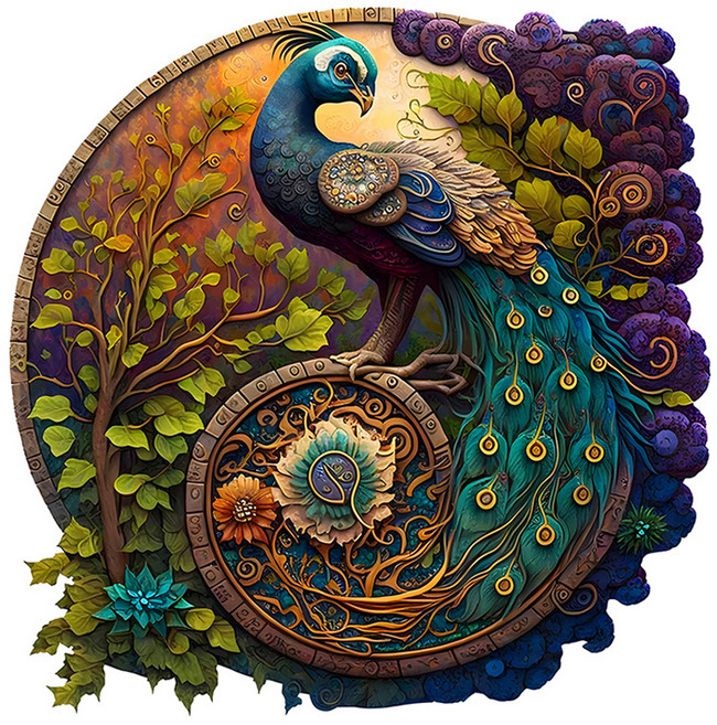 제이앤케이상점 입체동물 미술화 퍼즐, 120피스, M147A5, 1개