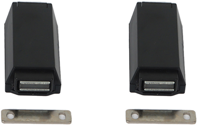 올고르 건축 가구 겸용 원터치 자석 빠찌링 대 블랙, 2개