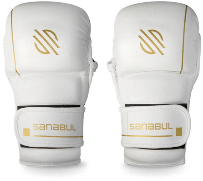 사나불 골드 스트라이크 스파링 MMA 글러브, 화이트, 1세트