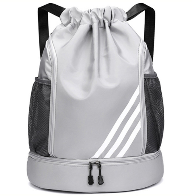 簡約健身後揹包, 灰色, 1個