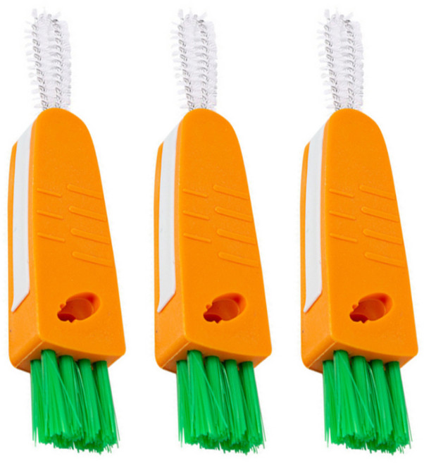 헬로키친 3in1 다용도 틈새 세척솔, 혼합색상, 3개