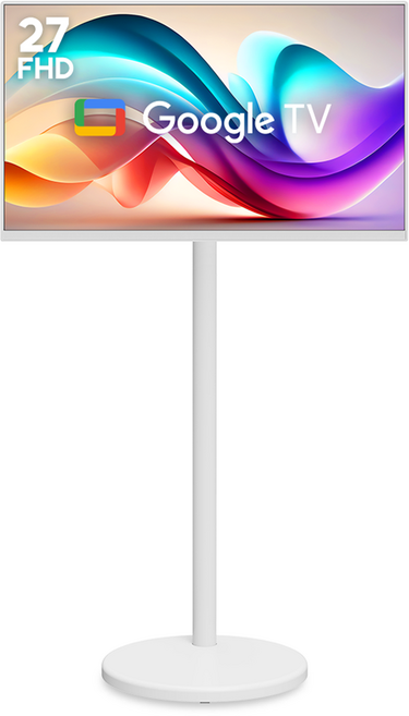 이노스 FHD 스마트 구글 이동식 티비 + 무빙 스탠드 고급형 세트, 69.5cm(27인치), FS-22, 스탠드형, 고객직접설치